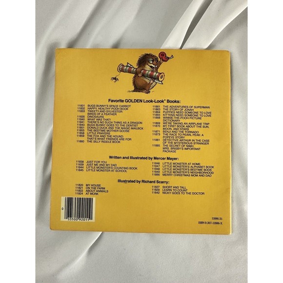 MERRY CHRISTMAS MOM AND DAD Retro Vintage Golden Book Mercer Mayer 1982 HOLIDAY - Picture 4 of 5